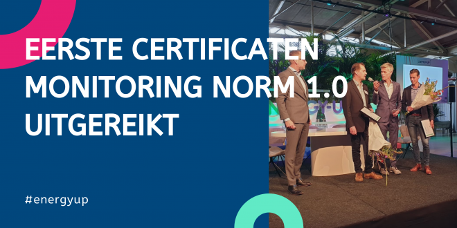 PRIMEUR: Eerste certificaten voor monitoring norm 1.0 uitgereikt
